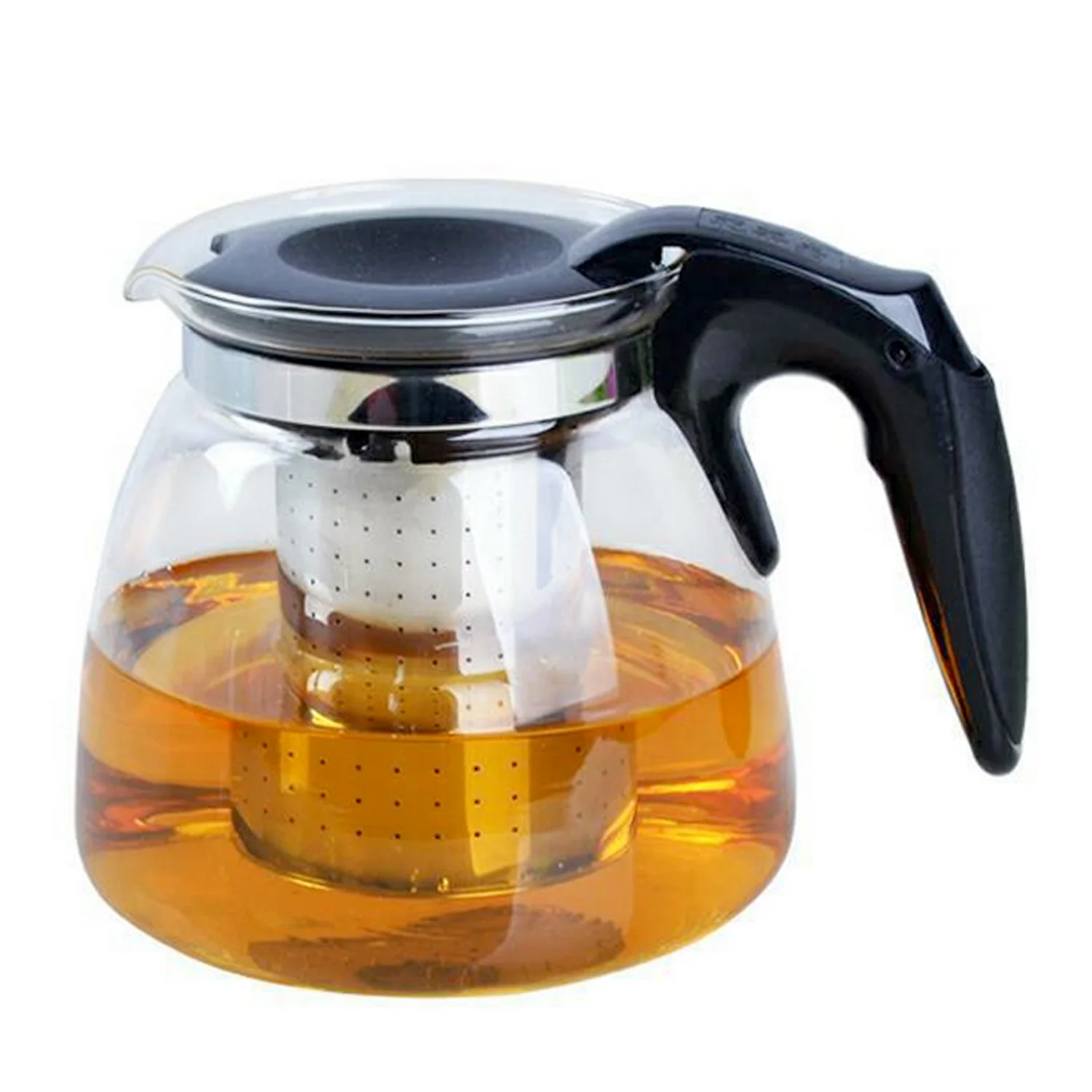 Behogar 900ml Transparent Glass Loose Leaf Tea Pot with Stainless Steel Infuser Strainer Filter for Home Apartment Restaurant
Behogar 900ml Transparent Glass Loose Leaf Tea Pot with Stainless Steel Infuser Strainer Filter for Home Apartment Restaurant