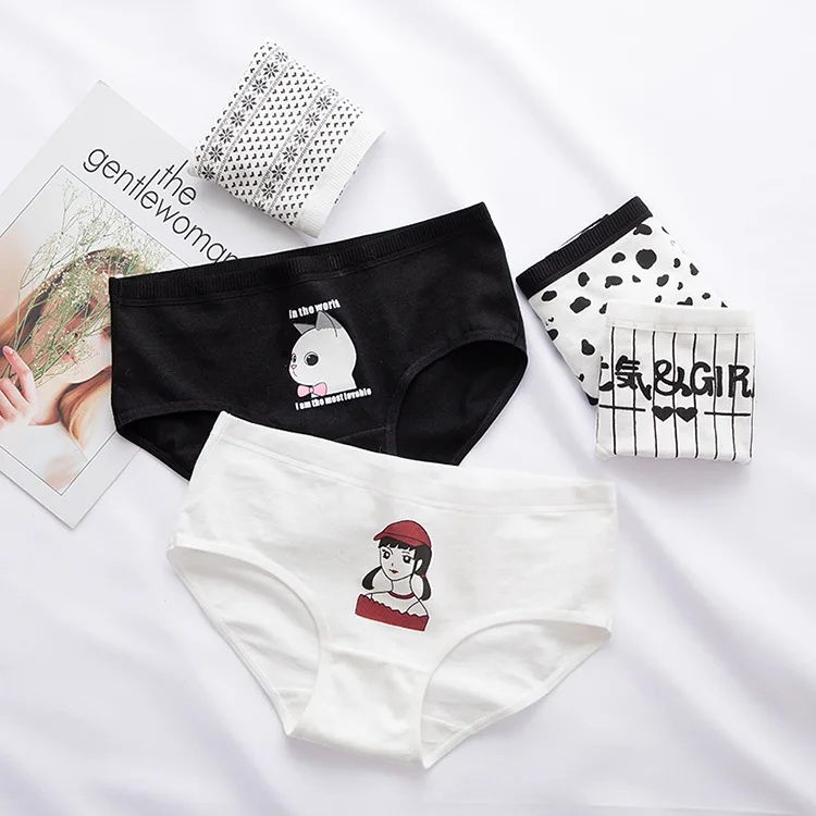 2pcs/lot Cotton panties women pattern cotton underwear women gril briefs lingerie ladies underpants cartoon female wholesale
2pcs/lot Cotton panties women pattern cotton underwear women gril briefs lingerie ladies underpants cartoon female wholesale