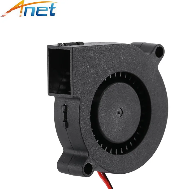 Original Anet 5015 24V 3D Printer Accessories Turbo Blower Fan Ultra-quiet Turbo Black Small Fan Strong Wind For 3D Printer
Original Anet 5015 24V 3D Printer Accessories Turbo Blower Fan Ultra-quiet Turbo Black Small Fan Strong Wind For 3D Printer
