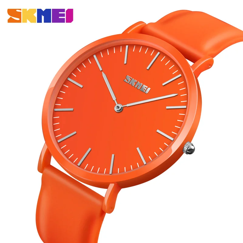 SKMEI Simple Quartz Wristwatch Women Men Waterproof Orange Digital Clock Ladies Dress Muti-color Silicone Strap Women Watches
SKMEI Simple Quartz Wristwatch Women Men Waterproof Orange Digital Clock Ladies Dress Muti-color Silicone Strap Women Watches