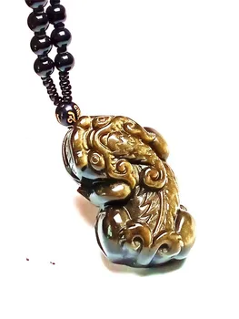 Koraba Fine Jewelry Mens Natural Full Gold Patron Saint Obsidian Pendant Wishful Handmade Gemstone Necklace Free Shipping
Koraba Fine Jewelry Mens Natural Full Gold Patron Saint Obsidian Pendant Wishful Handmade Gemstone Necklace Free Shipping