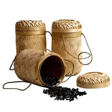 Kitchen Storage Basket Bamboo Woven Storage Box Tea Container Jar Case Organizer Round Storage Cans 05
Kitchen Storage Basket Bamboo Woven Storage Box Tea Container Jar Case Organizer Round Storage Cans 05