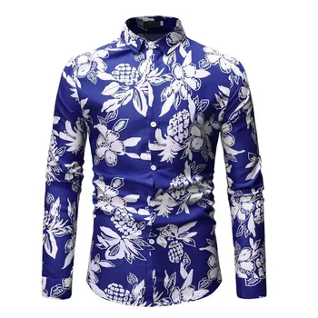 Pineapple Print Man Shirt Fashion Fruit Style Floral Blouse Turn-down Collar Tops Mens Casual Shirts Spring Wear Male Blusa 3XL
Pineapple Print Man Shirt Fashion Fruit Style Floral Blouse Turn-down Collar Tops Mens Casual Shirts Spring Wear Male Blusa 3XL