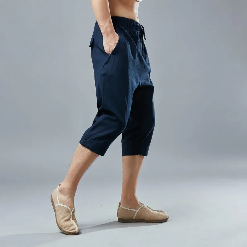 Summer 2019 New Flax Cropped Trousers Man Straight Casual Pants Middle-waisted Thin Men's Trousers D205
Summer 2019 New Flax Cropped Trousers Man Straight Casual Pants Middle-waisted Thin Men's Trousers D205
