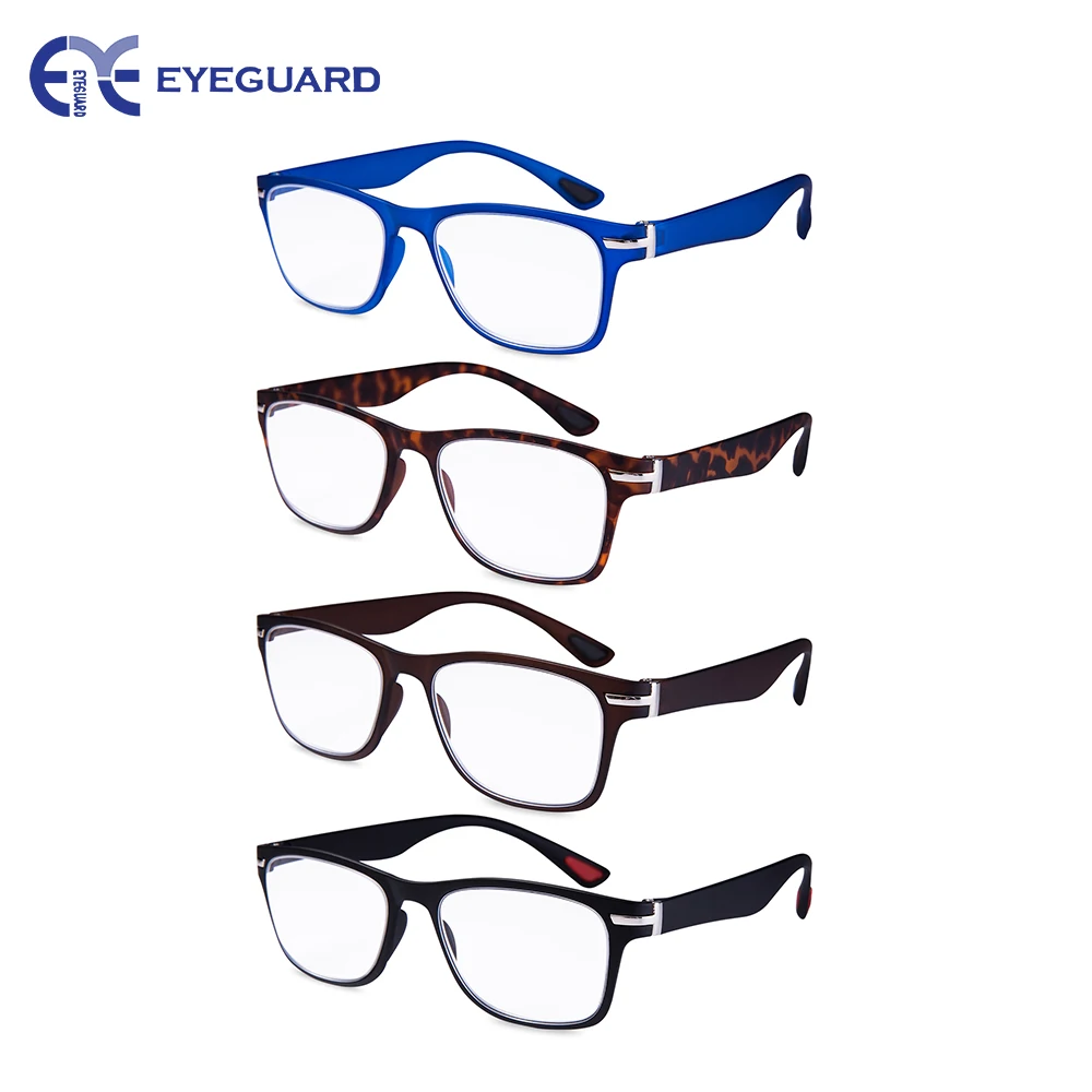 EYEGUARD 4 Pairs Ultralight Deluxe Reading Glasses Comfortable Stylish Simple Readers Magnification Reading Glasses for Men
EYEGUARD 4 Pairs Ultralight Deluxe Reading Glasses Comfortable Stylish Simple Readers Magnification Reading Glasses for Men