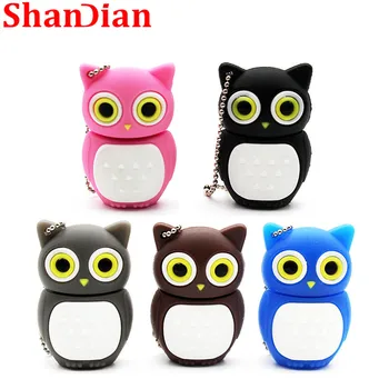 SHANDIAN Fashion ideas lovely Owl USB Flash Drive pen drive 64GB 16GB 32GB 4GB cartoon bird memory stick USB 2.0 U disk gift
SHANDIAN Fashion ideas lovely Owl USB Flash Drive pen drive 64GB 16GB 32GB 4GB cartoon bird memory stick USB 2.0 U disk gift