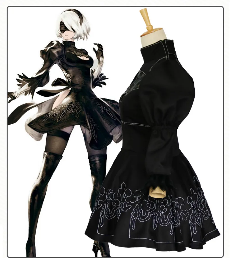 Nier Automata Yorha 2B Cosplay Costume Games Suit Sexy Women Outfit Disguise Adult Costume Set Fancy Halloween Girls Party Dress
Nier Automata Yorha 2B Cosplay Costume Games Suit Sexy Women Outfit Disguise Adult Costume Set Fancy Halloween Girls Party Dress