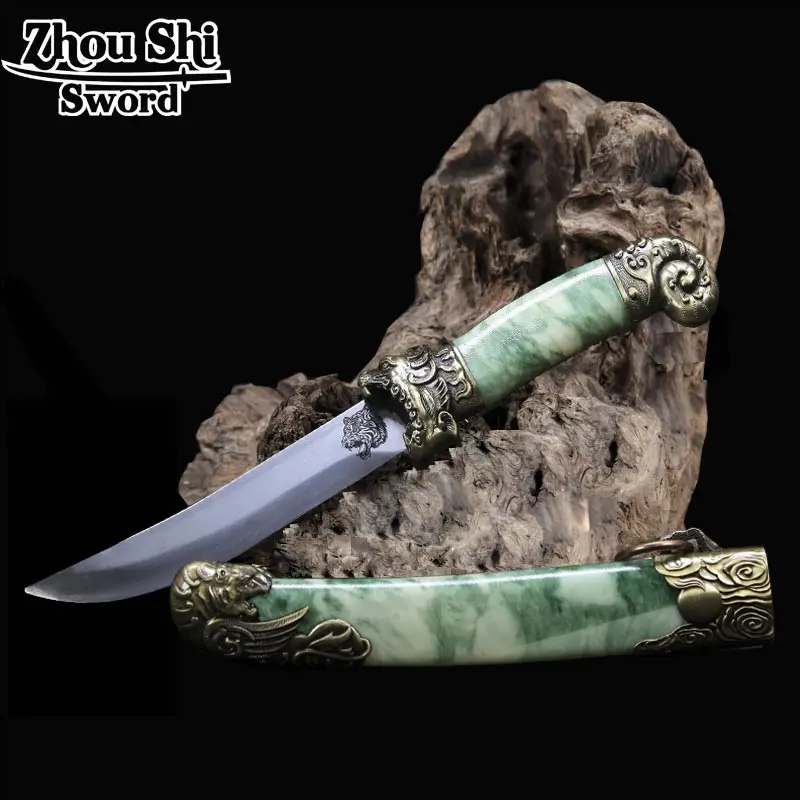 Classic Decoration Small sword alloy Loaded with Beautiful Green sheath Stainless steel Blade Material Technology Unique Gift
Classic Decoration Small sword alloy Loaded with Beautiful Green sheath Stainless steel Blade Material Technology Unique Gift