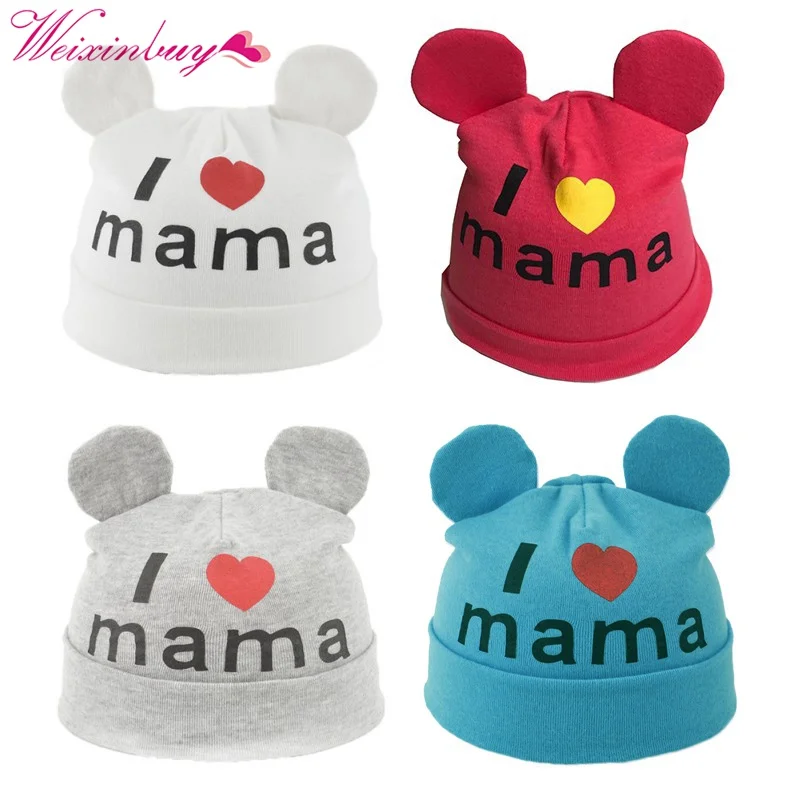 2017 Newborn Baby Cotton Skullies Love mama print Caps Hats Baby Boys and Girls Hat Baby Girls Knitted Beanies Cap
2017 Newborn Baby Cotton Skullies Love mama print Caps Hats Baby Boys and Girls Hat Baby Girls Knitted Beanies Cap
