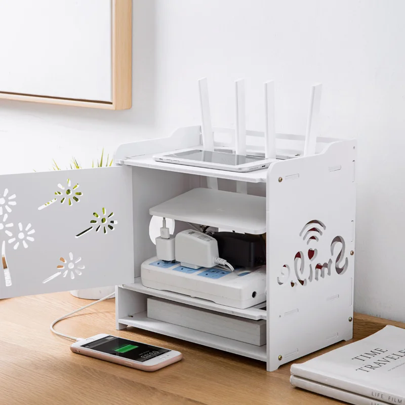 3 Layers Desktop Wifi Router Storage Box Socket Wire Organizer Box TV Set Top Box Storage Rack Power Strip Hidden Finishing Box
3 Layers Desktop Wifi Router Storage Box Socket Wire Organizer Box TV Set Top Box Storage Rack Power Strip Hidden Finishing Box