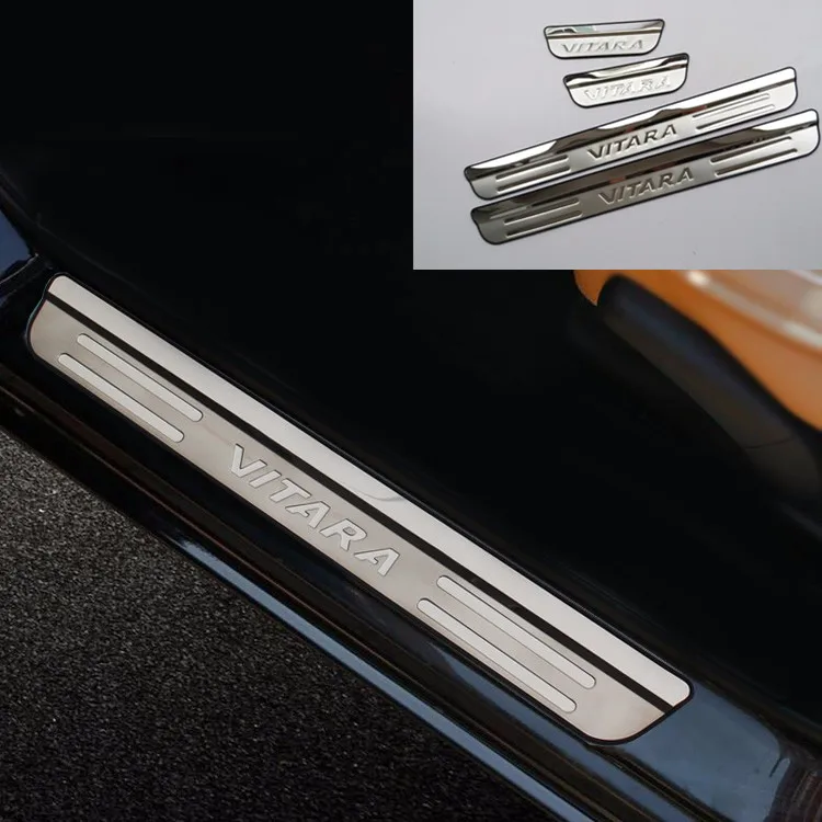 4PCS/SET stainless steel door sill Scuff Plate Welcome Pedal For Suzuki Vitara 2015 2016 2017 2018 Car Styling Accessories-in Ch
4PCS/SET stainless steel door sill Scuff Plate Welcome Pedal For Suzuki Vitara 2015 2016 2017 2018 Car Styling Accessories-in Ch