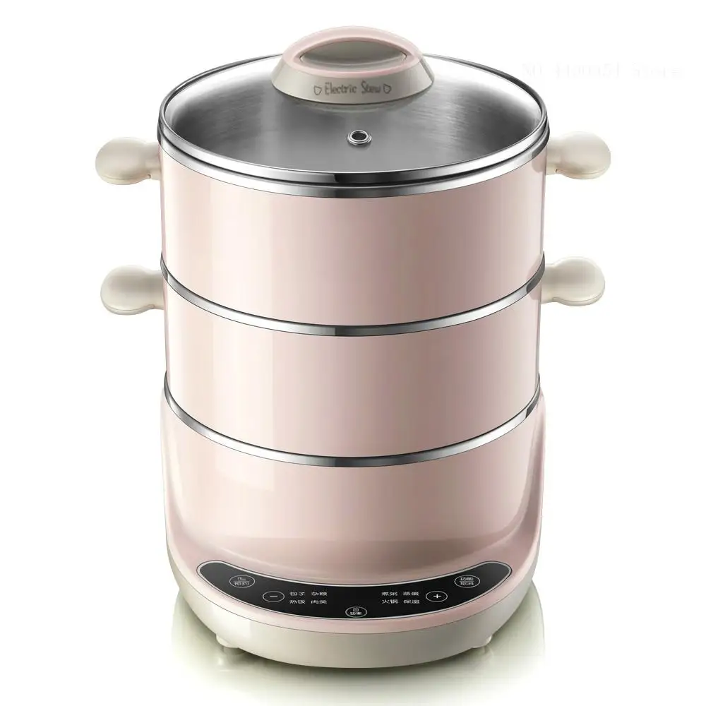 Household 220V Multifunctional Electric Cooking Pot 3 Layers Electric Steamer Multi Cooker EU/AU/UK/US Plug Kitchen Machine
Household 220V Multifunctional Electric Cooking Pot 3 Layers Electric Steamer Multi Cooker EU/AU/UK/US Plug Kitchen Machine