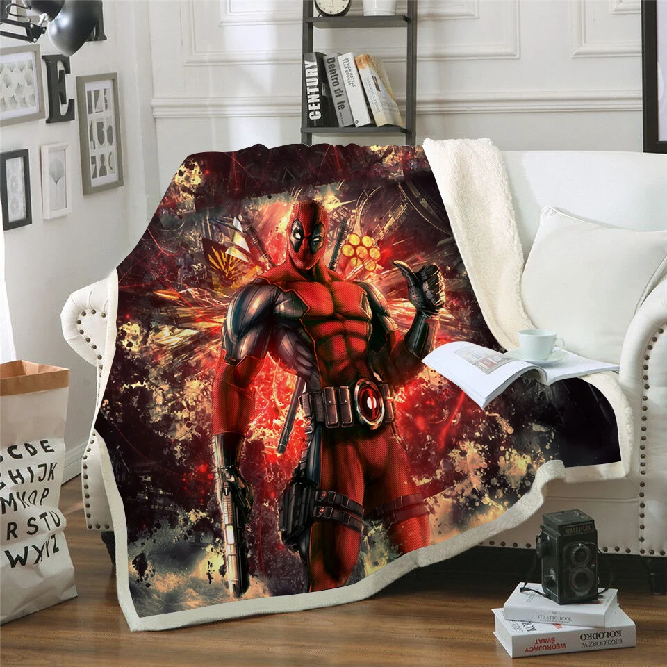 Deadpool Printed Square Sherpa Blanket Camping Picnic Sofa Back To School Thick Wool Blanket Home Bedroom Decoration Tapestry
Deadpool Printed Square Sherpa Blanket Camping Picnic Sofa Back To School Thick Wool Blanket Home Bedroom Decoration Tapestry