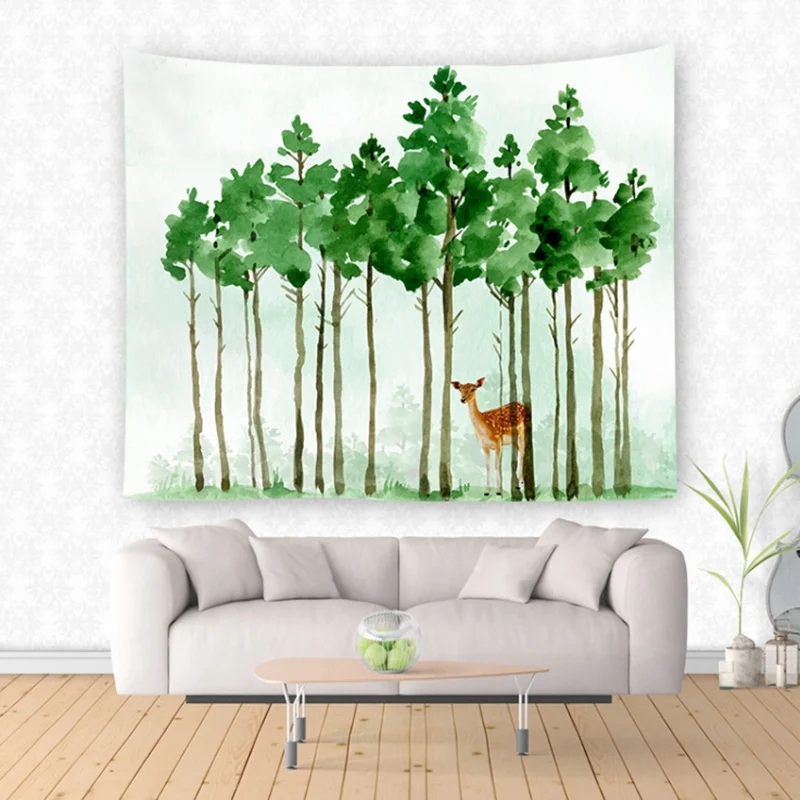 Bear Rabbit Cat Fabric Decorative Wall Hanging Tapestry Forrest Crown Decor Polyester Curtain Table Cover Beach Picnic Usage
Bear Rabbit Cat Fabric Decorative Wall Hanging Tapestry Forrest Crown Decor Polyester Curtain Table Cover Beach Picnic Usage