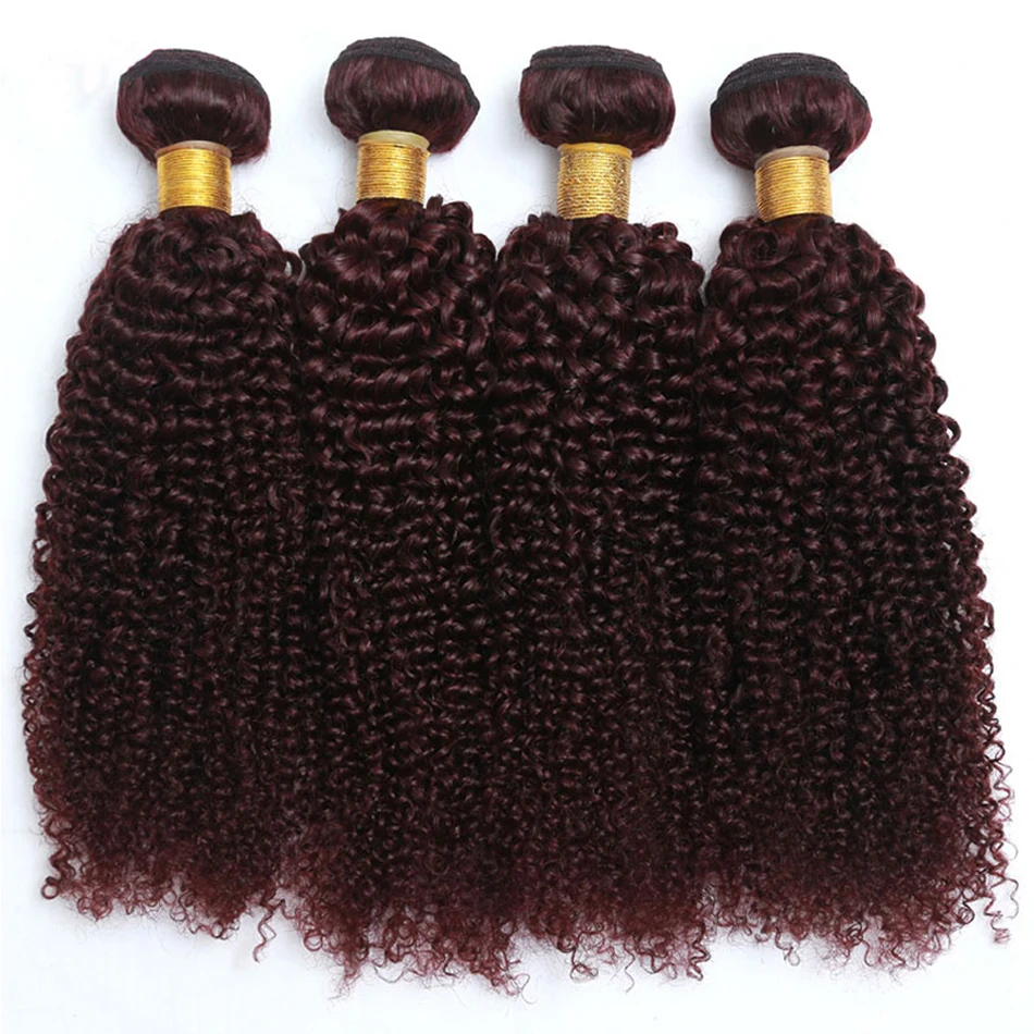 Jaycee Hair Brazilian Kinky Curly Hair 3 Bundles #99J Remy Human Hair Extensions Red Burgundy Brazillian Hair Weave
Jaycee Hair Brazilian Kinky Curly Hair 3 Bundles #99J Remy Human Hair Extensions Red Burgundy Brazillian Hair Weave