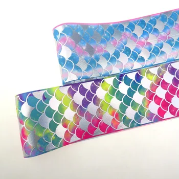 Shipping free 3 '' 75mm wholesale silver foil mermaid scale with rainbow grosgrain ribbon, ,100yard/lot
Shipping free 3 '' 75mm wholesale silver foil mermaid scale with rainbow grosgrain ribbon, ,100yard/lot