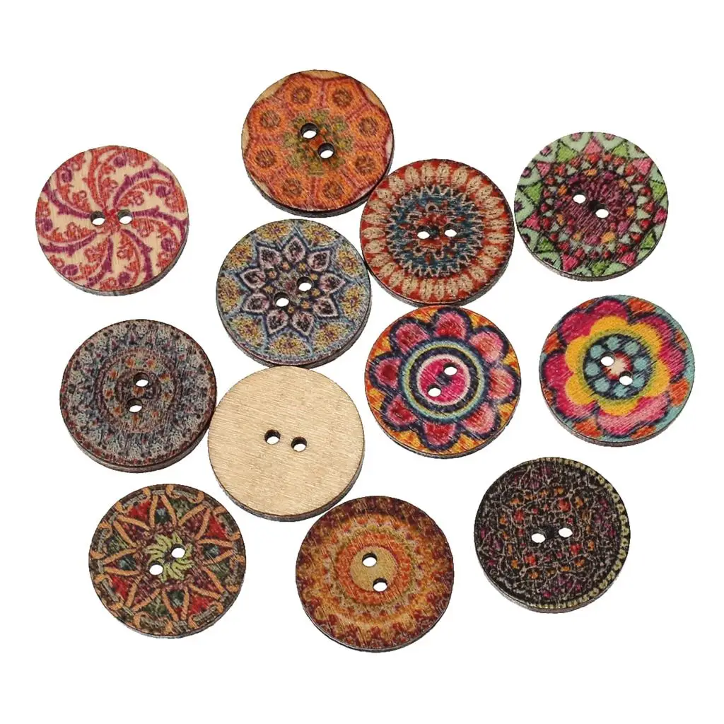 Wood Sewing Button Scrapbooking Round At Random Two Holes Pattern Pattern 20mm( 6/8") Dia, 15 PCs 2015 new
Wood Sewing Button Scrapbooking Round At Random Two Holes Pattern Pattern 20mm( 6/8") Dia, 15 PCs 2015 new