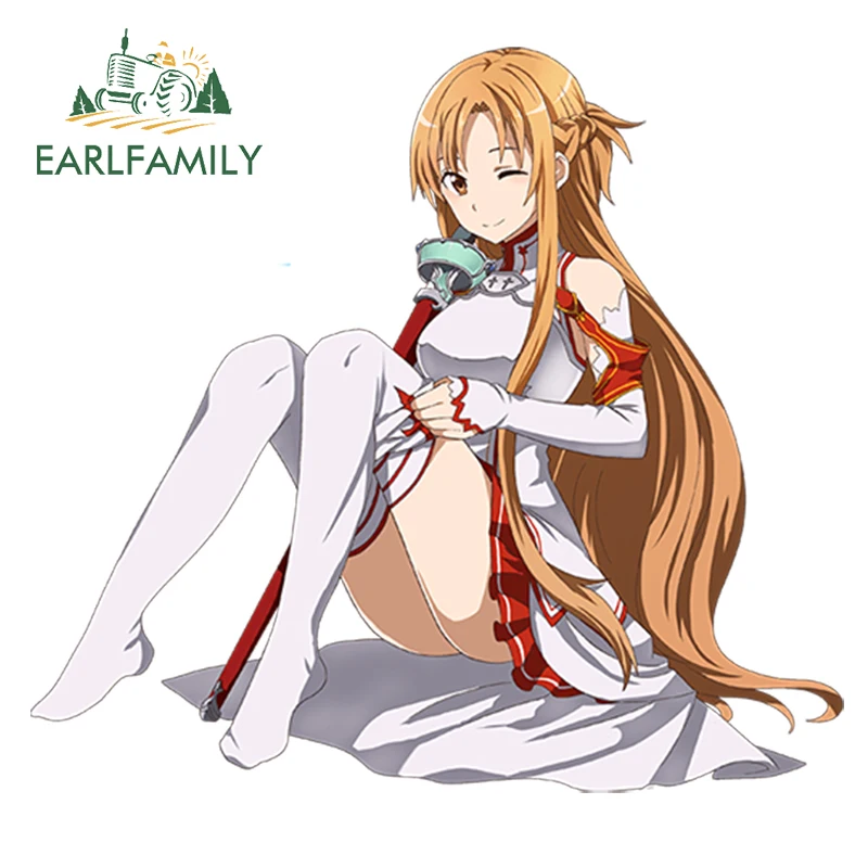 EARLFAMILY 13cm x 12.4cm Car Styling Sexy Girl Sword Art Online Anime Beauty Yuuki Asuna Car Bumper Decal Vinyl Car Sticker
EARLFAMILY 13cm x 12.4cm Car Styling Sexy Girl Sword Art Online Anime Beauty Yuuki Asuna Car Bumper Decal Vinyl Car Sticker
