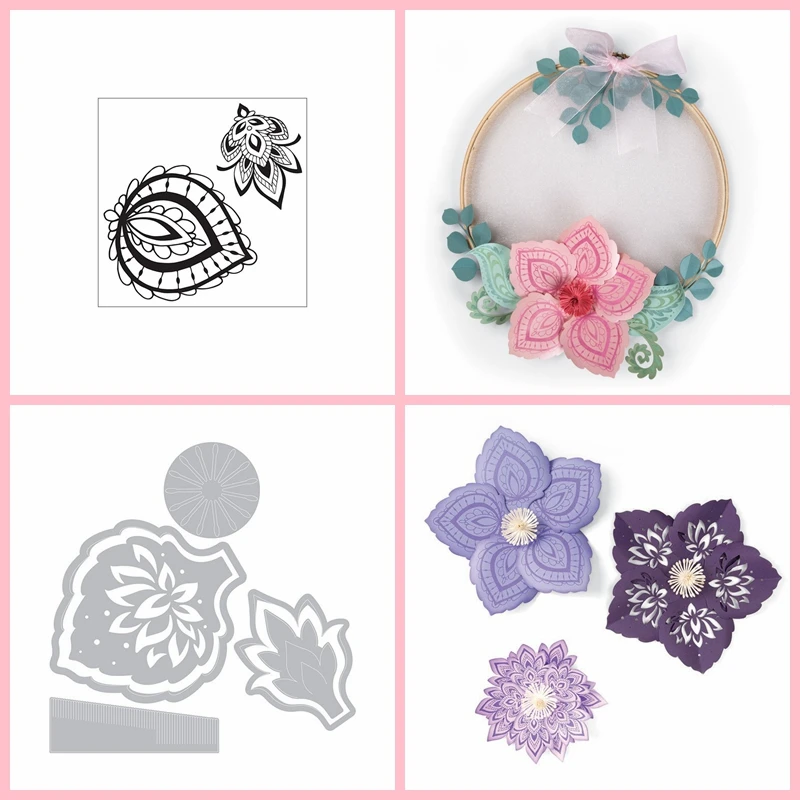 BLOOMING FLOWERS Scrapbooking DIY Cutting Die and Clear Stamp Handmade Template Stencil Decoration Album Photo Making
BLOOMING FLOWERS Scrapbooking DIY Cutting Die and Clear Stamp Handmade Template Stencil Decoration Album Photo Making