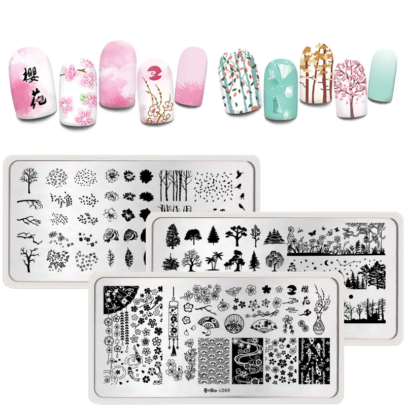 Harunouta Rectangle Nail Art Stamping Plates Stainless Steel Natural Image Nail Stamp Stencil DIY for Nail Art Decors
Harunouta Rectangle Nail Art Stamping Plates Stainless Steel Natural Image Nail Stamp Stencil DIY for Nail Art Decors