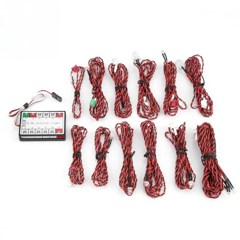 14Pcs/Set Simulated LED Flashing Light Lamp System For RC Aircraft Plane Glider Bright LED Lights High Quality RC Accessories
14Pcs/Set Simulated LED Flashing Light Lamp System For RC Aircraft Plane Glider Bright LED Lights High Quality RC Accessories