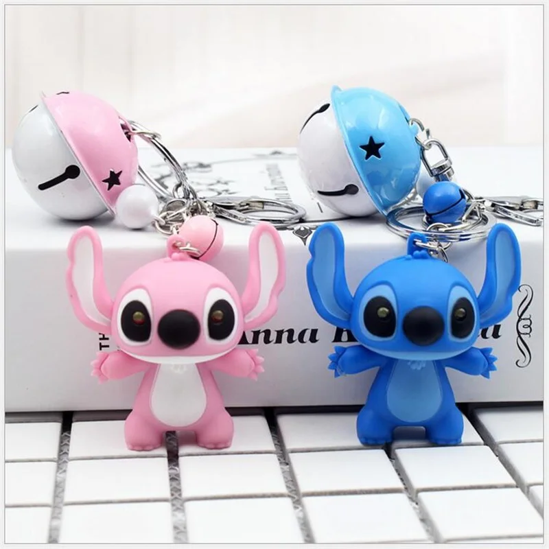 Cute Cartoon Doll Stitch Action Toy Figure Keychain Child Toy Animal Leather Rope Bells Key Ring Trinkets Accessories Gift
Cute Cartoon Doll Stitch Action Toy Figure Keychain Child Toy Animal Leather Rope Bells Key Ring Trinkets Accessories Gift