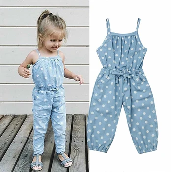 Kids Baby Girls Overalls Sleeveless Backless Romper Toddler Girl Jumpsuit Polka Dot Pants Trousers Girls Summer Clothes 2-5T
Kids Baby Girls Overalls Sleeveless Backless Romper Toddler Girl Jumpsuit Polka Dot Pants Trousers Girls Summer Clothes 2-5T