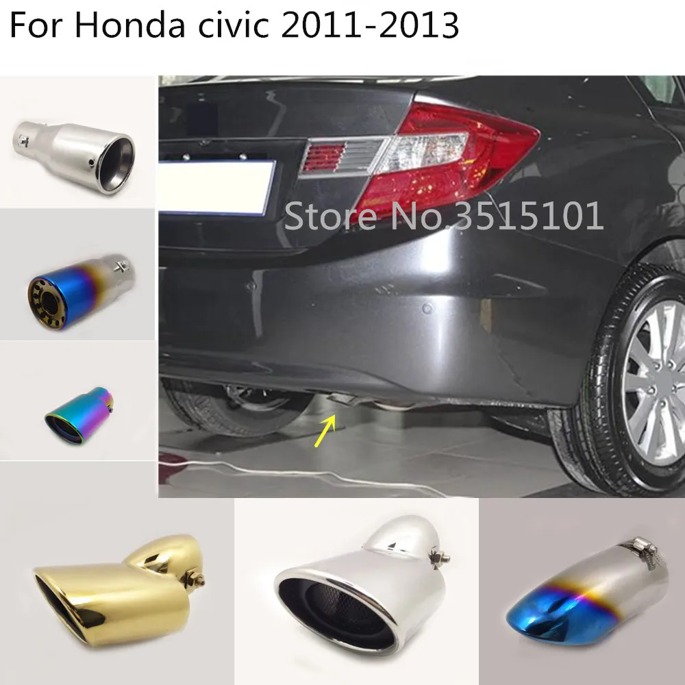 car Styling cover muffler pipe outlet dedicate exhaust tip tail 1pcs For Honda civic 9th sedan 2011 2012 2013
car Styling cover muffler pipe outlet dedicate exhaust tip tail 1pcs For Honda civic 9th sedan 2011 2012 2013