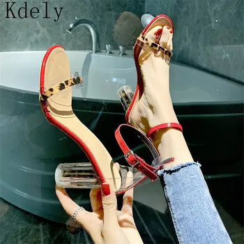 2019 Women Sandals Shoes Celebrity Wearing Simple Style PVC Clear Transparent Strappy Buckle Sandals High Heels Shoes Woman
2019 Women Sandals Shoes Celebrity Wearing Simple Style PVC Clear Transparent Strappy Buckle Sandals High Heels Shoes Woman