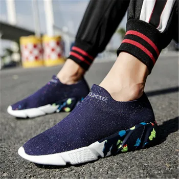 Men Shoes Lightweight Sock Sneakers Breathable Slip-on Casual Shoes For Adult Fashion Footwear Male Plus Size 35-45 Black Blue
Men Shoes Lightweight Sock Sneakers Breathable Slip-on Casual Shoes For Adult Fashion Footwear Male Plus Size 35-45 Black Blue