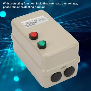 High Quality 3 Phase Motor Magnetic Starter Synchronous with Motor AC380V 4KW Protection features include overload over joints
High Quality 3 Phase Motor Magnetic Starter Synchronous with Motor AC380V 4KW Protection features include overload over joints