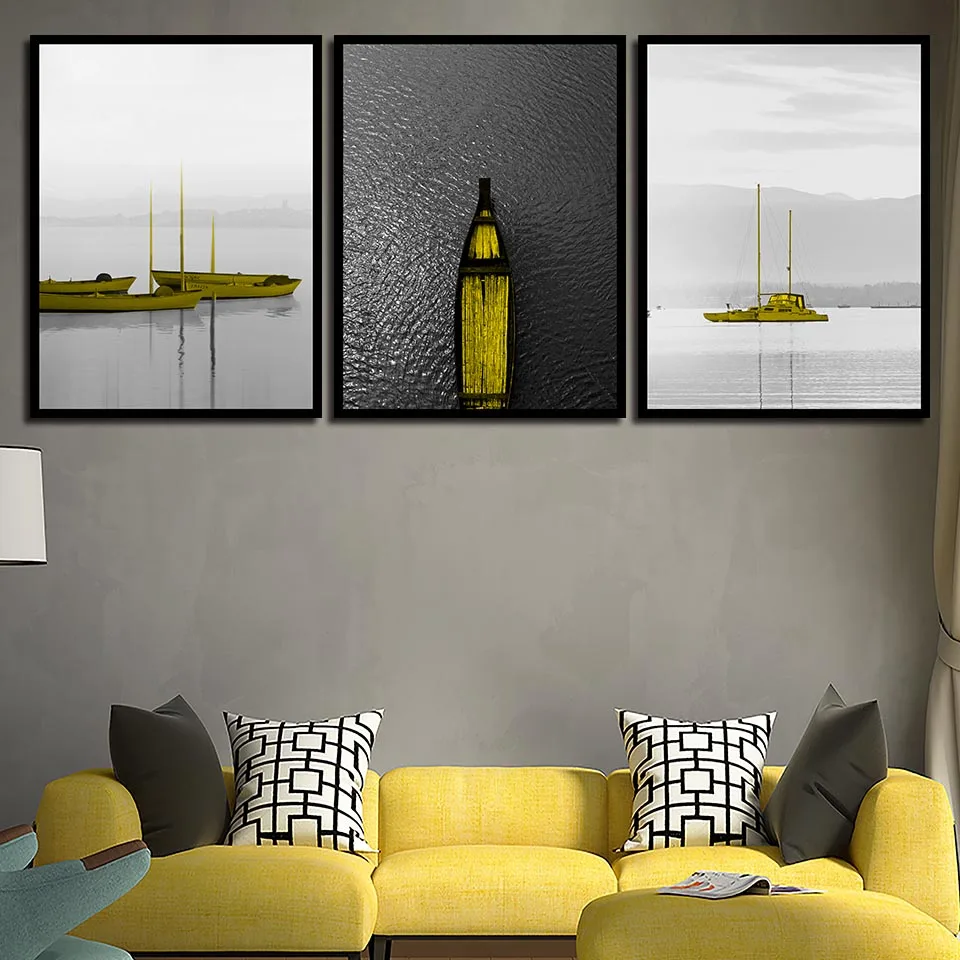 Nordic Style Retro Poster Print Sea Ocean Yellow Boat Landscape Painting Fashion Canvas Room Wall Art Pictures Home Decor Frame
Nordic Style Retro Poster Print Sea Ocean Yellow Boat Landscape Painting Fashion Canvas Room Wall Art Pictures Home Decor Frame