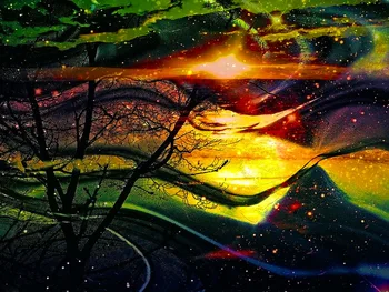 Modern abstract handmade painting Hot light passing tree on oil canvas for room decor and wallpaper
Modern abstract handmade painting Hot light passing tree on oil canvas for room decor and wallpaper