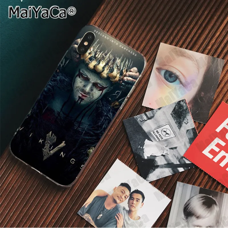 MaiYaCa vikings serie Colorful Cute Phone Accessories Case for iPhone X XS MAX 6 6S 7 7plus 8 8Plus 5 5S XR cover