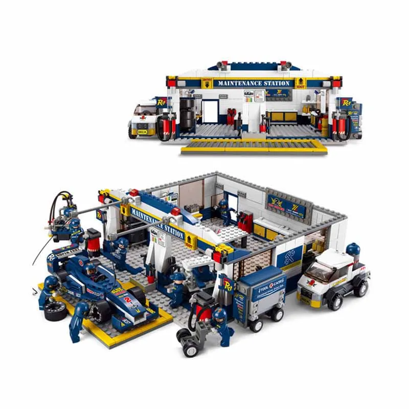 Wonderful F1 Racing Service Station Car Model Compatible Legoings Designer DIY Educational Building Block Intelligence Gift
Wonderful F1 Racing Service Station Car Model Compatible Legoings Designer DIY Educational Building Block Intelligence Gift