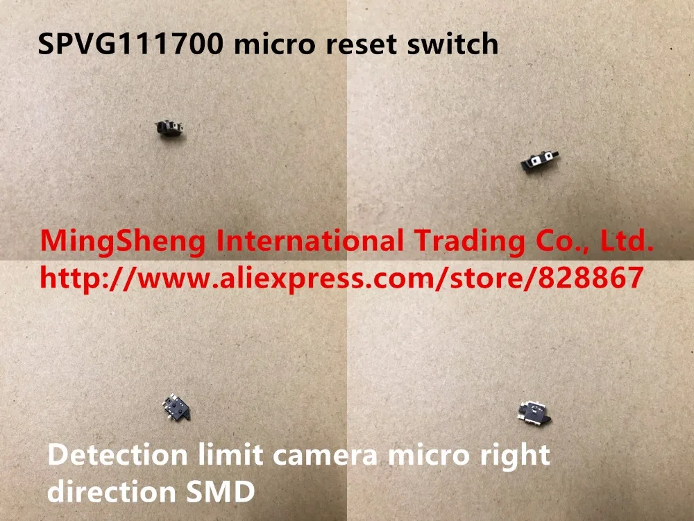 Original new 100% Japan SPVG111700 micro reset switch detection limit camera micro right direction patch
Original new 100% Japan SPVG111700 micro reset switch detection limit camera micro right direction patch