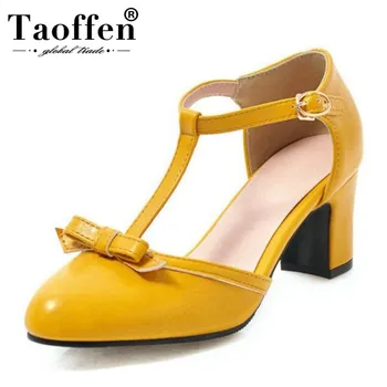TAOFFEN 5 Colors Plus Size 34-46 Bowknot Sweet Party Youngs Shoes Women Ladies Wedding Dating Square Heels Sandals Summer Shoes
TAOFFEN 5 Colors Plus Size 34-46 Bowknot Sweet Party Youngs Shoes Women Ladies Wedding Dating Square Heels Sandals Summer Shoes