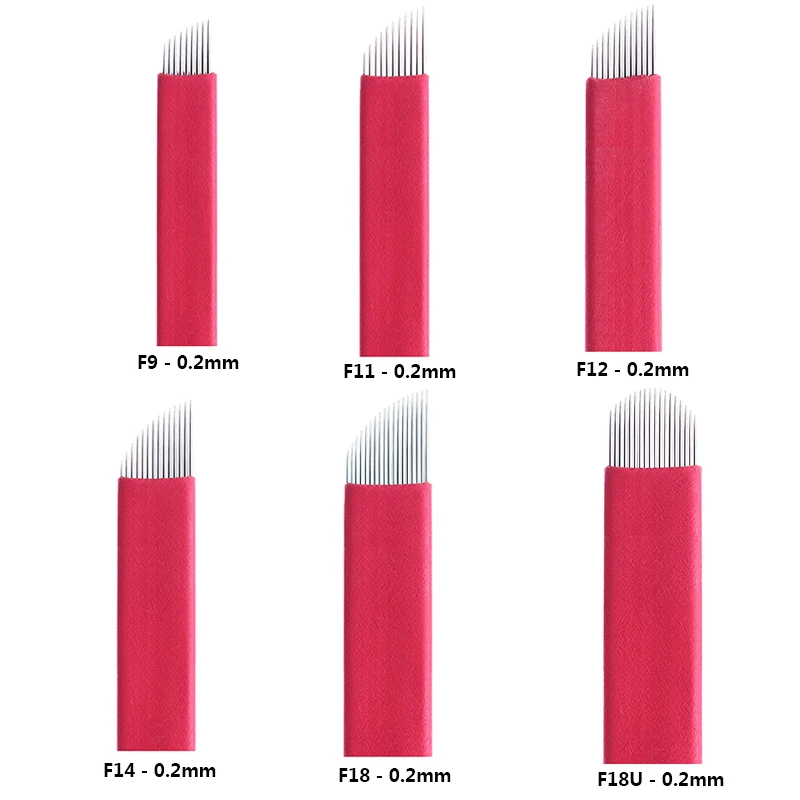 100pcs 9/11/12/14/18U/21 Pin Permanent Makeup Manual Eyebrow Tattoo Needles CF/U Shapes For 3D Embroidery Manual Tattoo Pen
100pcs 9/11/12/14/18U/21 Pin Permanent Makeup Manual Eyebrow Tattoo Needles CF/U Shapes For 3D Embroidery Manual Tattoo Pen