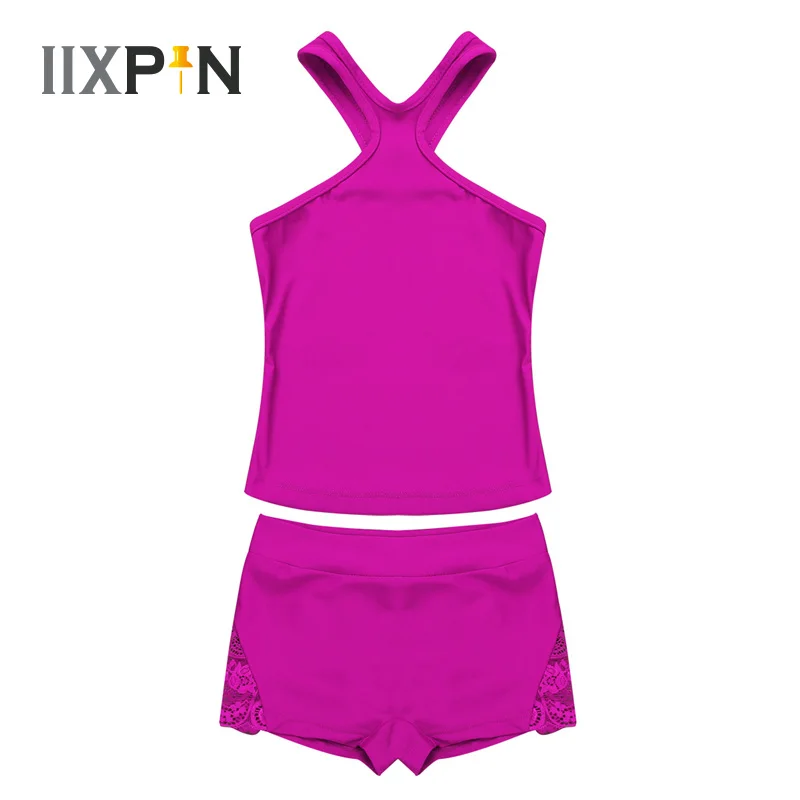 IIXPIN Kids Girls gymnastics leotard ballet Outfit Racer Front and Back Tank Top with Bottoms Ballet Dance Gym Workout Sports
IIXPIN Kids Girls gymnastics leotard ballet Outfit Racer Front and Back Tank Top with Bottoms Ballet Dance Gym Workout Sports