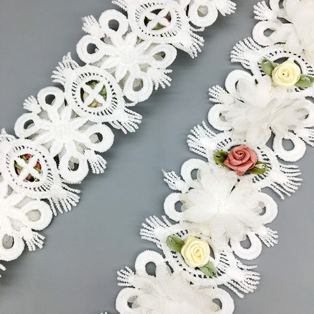 50x African Cotton 3D Colorul Rose Flower Lace Trim Chiffon Applique Ribbon Fabric Wedding Dress Clothing DIY Sewing Craft
50x African Cotton 3D Colorul Rose Flower Lace Trim Chiffon Applique Ribbon Fabric Wedding Dress Clothing DIY Sewing Craft