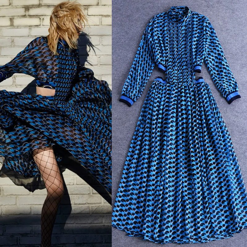 Sexy Print Dress Female Chiffon Stand Neck Hollow Out Lantern Sleeve High Waist Dresses Summer Fashion Women Dress
Sexy Print Dress Female Chiffon Stand Neck Hollow Out Lantern Sleeve High Waist Dresses Summer Fashion Women Dress