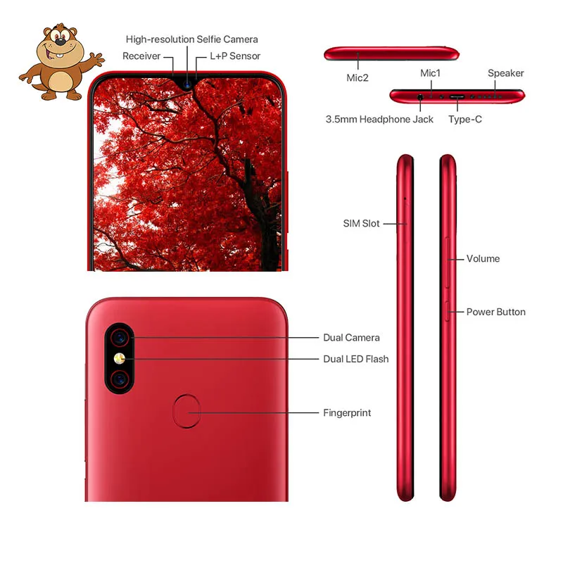 UMIDIGI F1 Android 9.0 6.3" FHD 128GB ROM 4GB RAM 5150mAh 18W Fast Charge Smartphone nfc 4g unlocked mobile phone octa core cell
UMIDIGI F1 Android 9.0 6.3" FHD 128GB ROM 4GB RAM 5150mAh 18W Fast Charge Smartphone nfc 4g unlocked mobile phone octa core cell