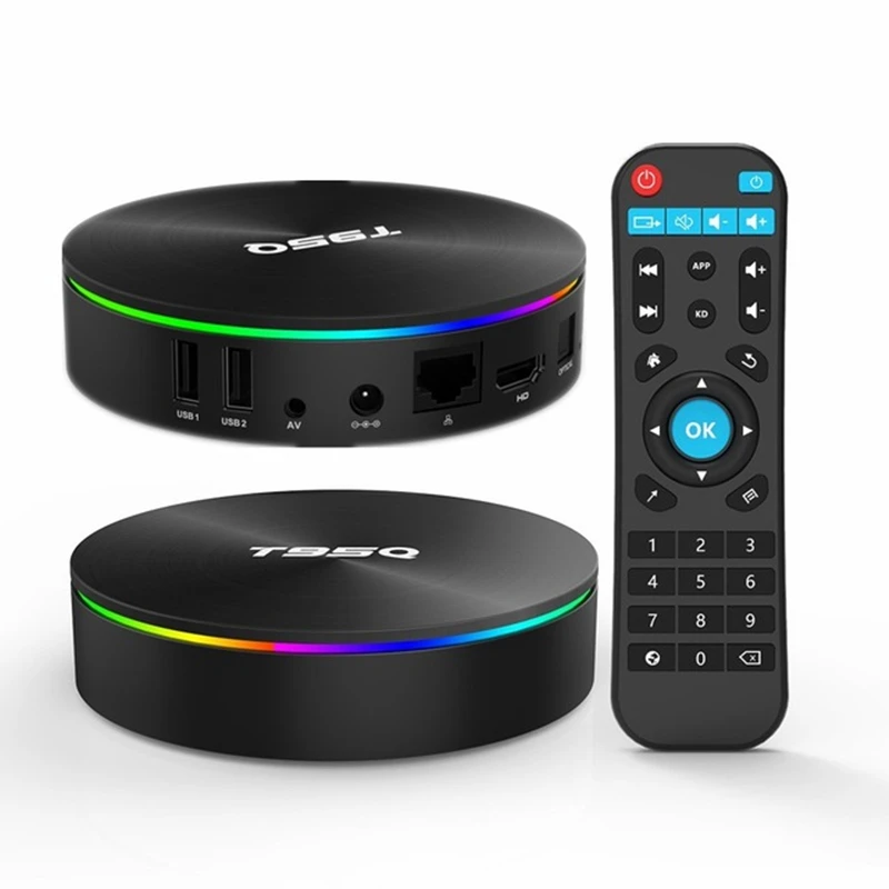 Android 8.1 T95Q 4GB 64GB TV BOX LPDDR4 Amlogic S905X2 Quad Core 2.4G&5GHz Dual Wifi BT4.11000M H.265 4K Set Top Box
Android 8.1 T95Q 4GB 64GB TV BOX LPDDR4 Amlogic S905X2 Quad Core 2.4G&5GHz Dual Wifi BT4.11000M H.265 4K Set Top Box