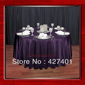 Plum 108" Round Shaped Poly Satin Table Cloth /Banquet Tablecloths/Table Linen/ For Wedding Party Decorating
Plum 108" Round Shaped Poly Satin Table Cloth /Banquet Tablecloths/Table Linen/ For Wedding Party Decorating