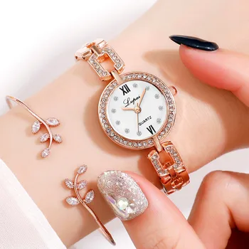 Fashion Ladies Women Watches Stainless Steel Rhinestone Quartz Wrist Watch luxury brand casual gold Female watches bracelet A4
Fashion Ladies Women Watches Stainless Steel Rhinestone Quartz Wrist Watch luxury brand casual gold Female watches bracelet A4