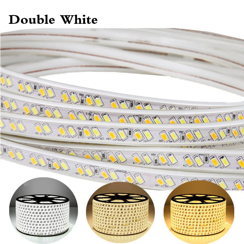 220V LED Strip Light 5630 120leds LED Ribbon Waterproof IP67 Bright LED Tape CCT Color temperature 5730 220V LED Strip Lighting 
220V LED Strip Light 5630 120leds LED Ribbon Waterproof IP67 Bright LED Tape CCT Color temperature 5730 220V LED Strip Lighting