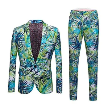 Star in 2019 with the same men's printed small suit Korean version slim groom dress casual flower coat Hawaii style
Star in 2019 with the same men's printed small suit Korean version slim groom dress casual flower coat Hawaii style
