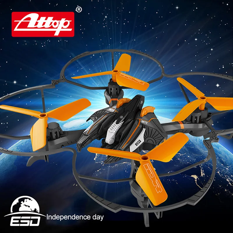 

Attop IDR903C RC Drone With Camera HD Headless Mode 6-Axis Gyroscope 360 Degree Flip Rc Helicopter Remote Control Quadcopter