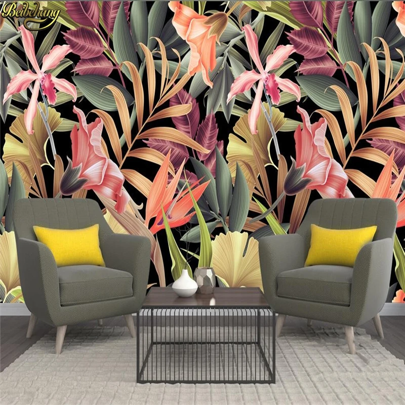 beibehang Custom Photo Wallpapers Nordic Style Tropical Botanical Restaurant Theme Hotel Background Mural papel de parede
beibehang Custom Photo Wallpapers Nordic Style Tropical Botanical Restaurant Theme Hotel Background Mural papel de parede