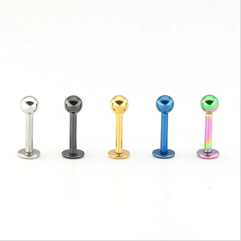Titanium Labret 316L Stainless Steel Ball Shape Body Jewelry IP Plating No Fade Allergy Free 6MM 8MM 10MM
Titanium Labret 316L Stainless Steel Ball Shape Body Jewelry IP Plating No Fade Allergy Free 6MM 8MM 10MM